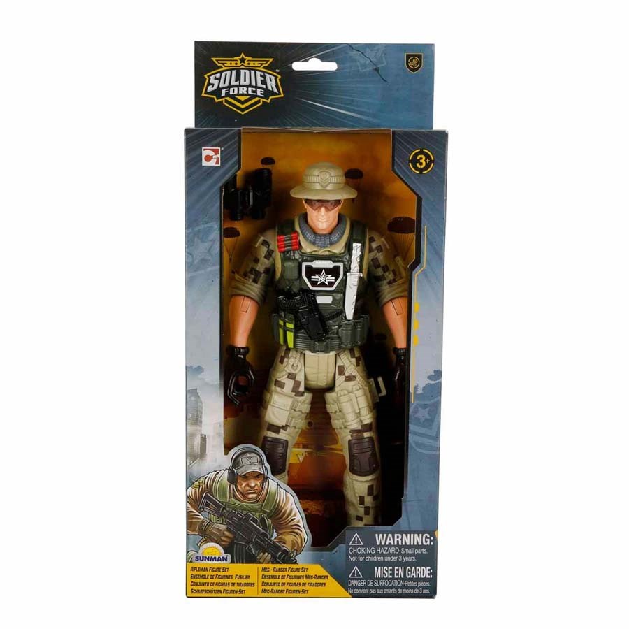 Soldier Force Asker Figür 32 Cm. 