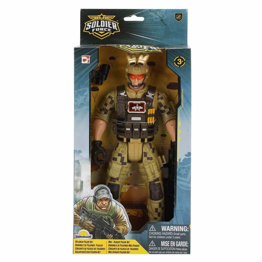 Soldier Force Asker Figür 32 Cm. 