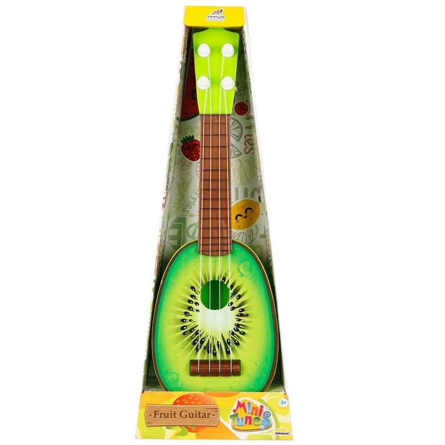 Meyve Desenli Mini Gitar 35 Cm. 