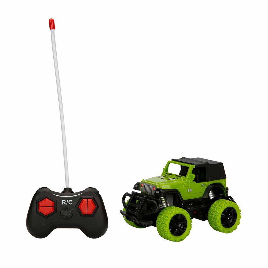 1:43 Uzaktan Kumandalı Işıklı Mini Jeep 12 cm 