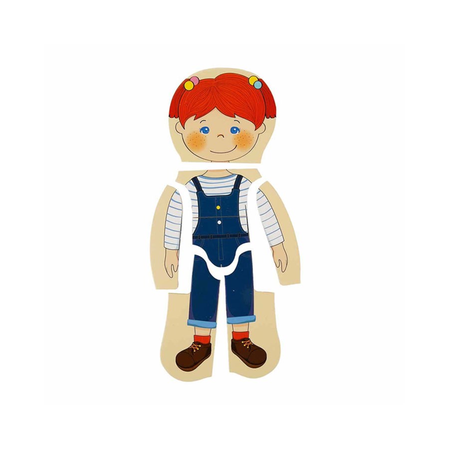 Oyna Öğren Katmanlı İnsan Vücudu Ahşap Puzzle 