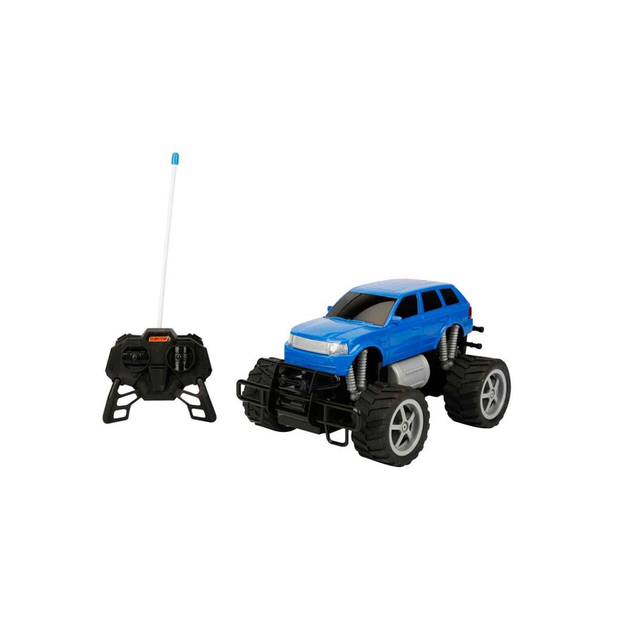 Uzaktan Kumandalı Jumbo Wheels Araba 26 cm Mavi Jeep