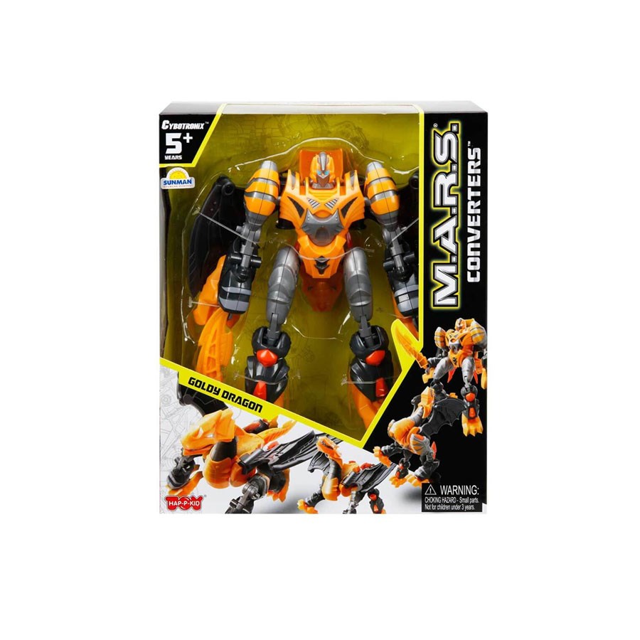 M.A.R.S. Dönüşebilen Robot Dinozor Goldy Dragon