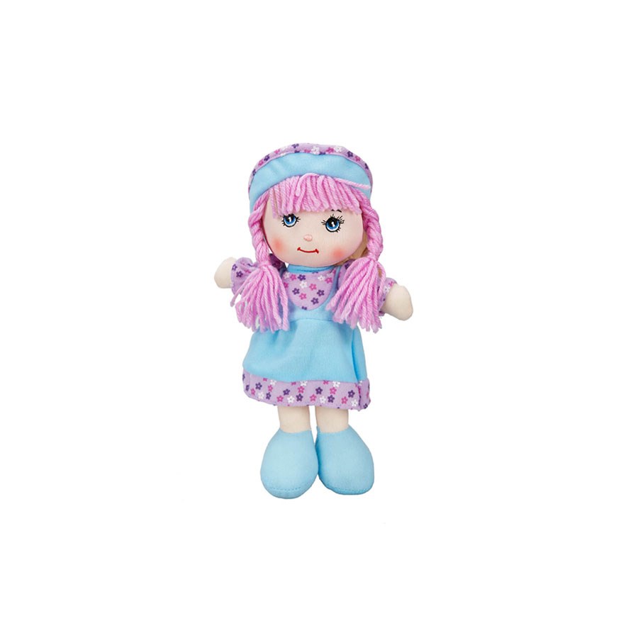 Çiçekli Elbiseli Ece Bebek 25 cm 