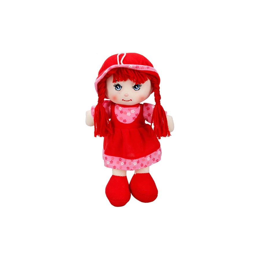 Çiçekli Elbiseli Ece Bebek 25 cm 
