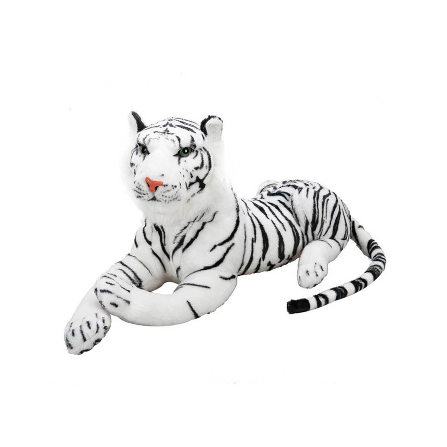Peluş Beyaz Kaplan 90 cm 