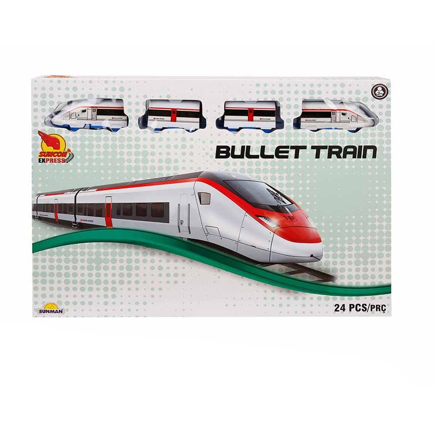 Bullet Tren Seti 24 Parça 