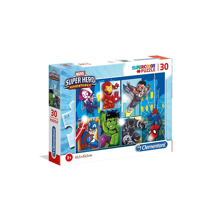 Marvel Super Hero Adventures 30 Parça Puzzle 