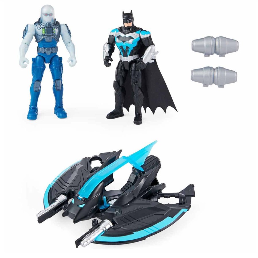 Batman Batwing Araç ve Mr. Freeze-Batman Aksiyon Figürü 10 cm 
