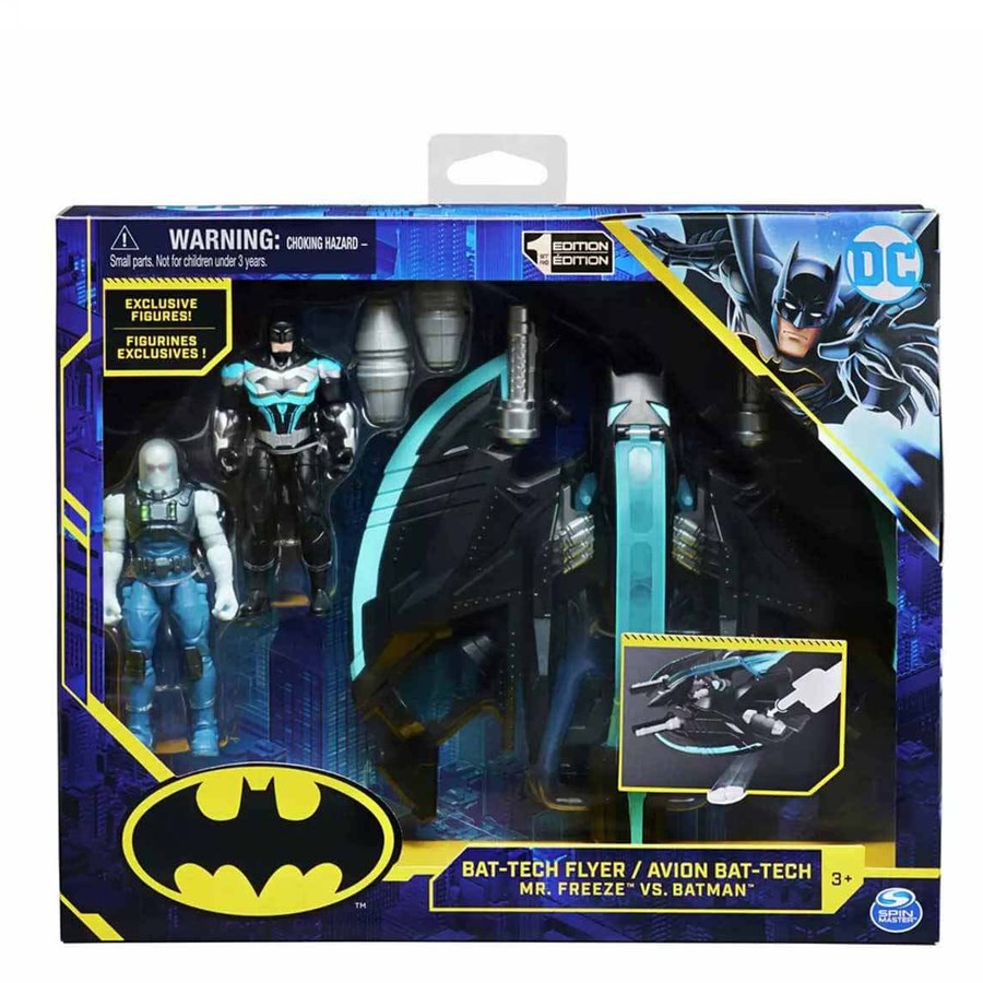 Batman Batwing Araç ve Mr. Freeze-Batman Aksiyon Figürü 10 cm 