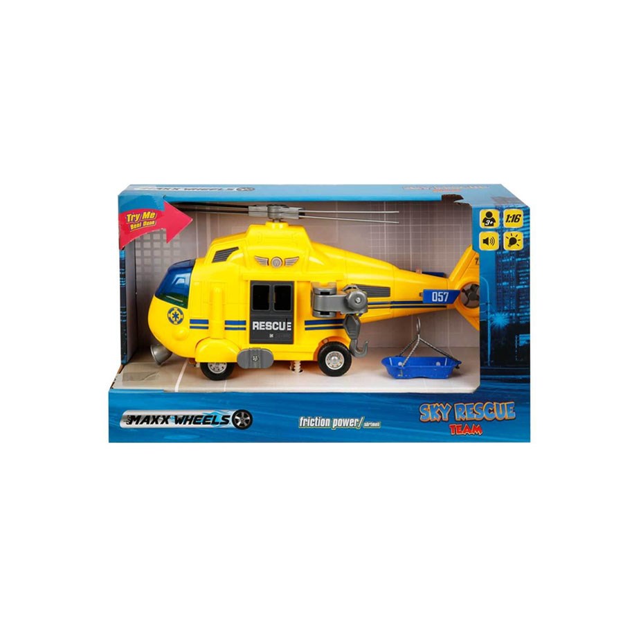 Sesli ve Işıklı Helikopter Sarı
