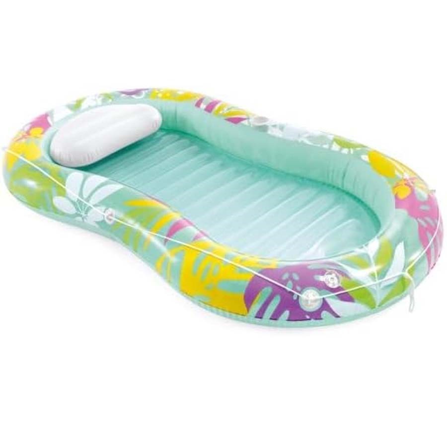 Intex Tropikal Desenli Şezlong Yatak 206 Cm 