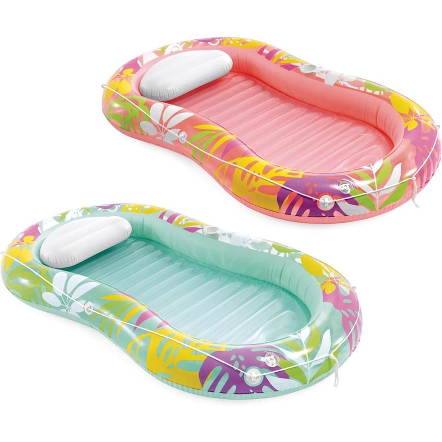 Intex Tropikal Desenli Şezlong Yatak 206 Cm 