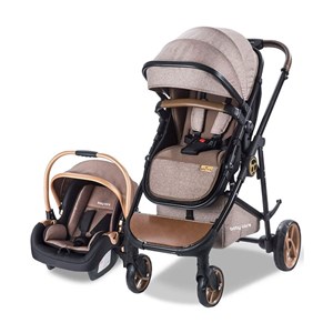 Baby Care Exen Travel Sistem Bebek Arabası/Kahvere