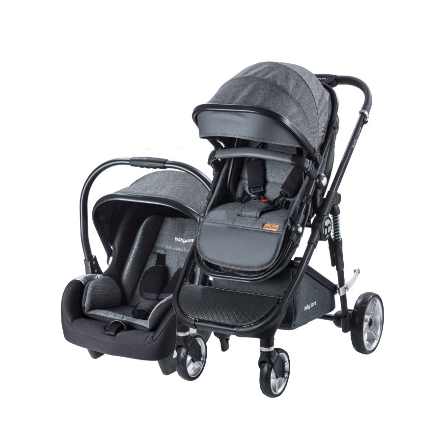 Baby Care Bora Cross Travel Sistem Bebek Arabası/G Gri