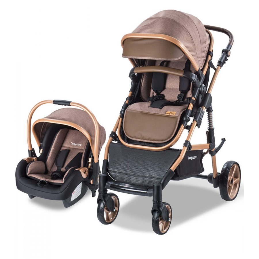 Baby Care Bora Cross Travel Sistem Bebek Arabası/G Kahverengi