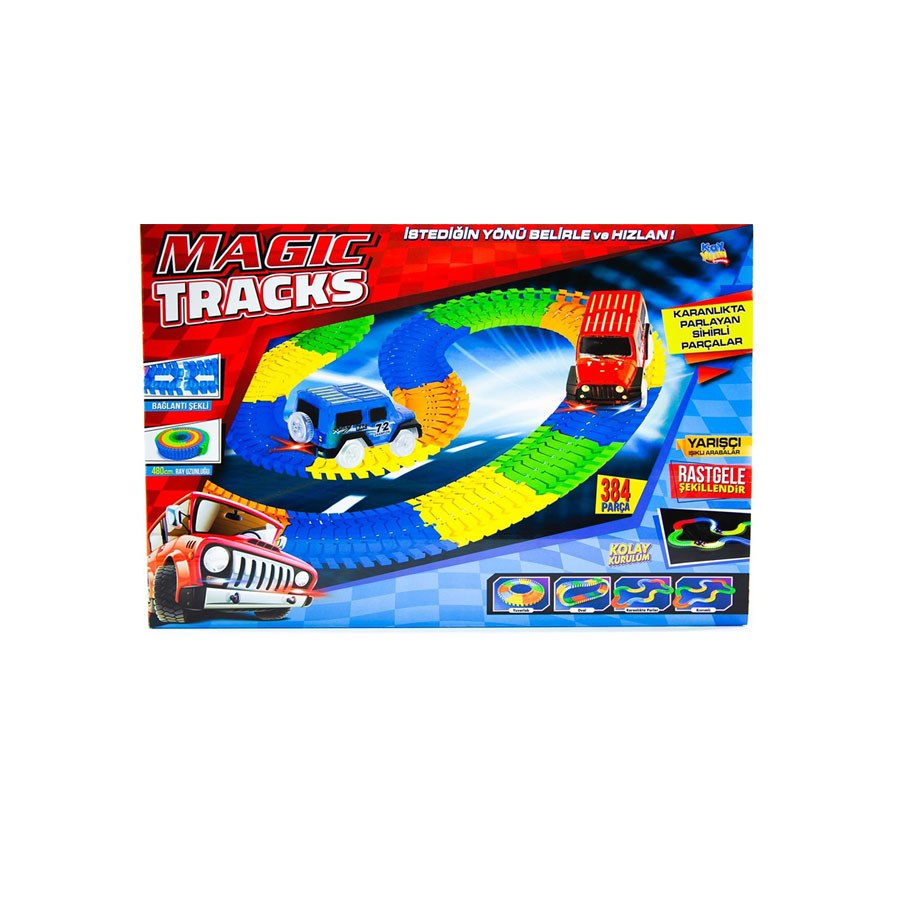 Magic Tracks 368 Parça Yarışcı Arabalar  
