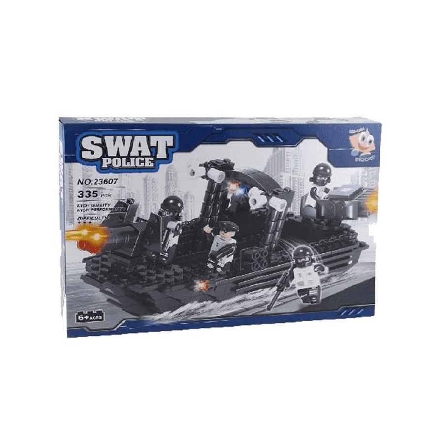 Bricks 335 Parça Swat Polis Seti 