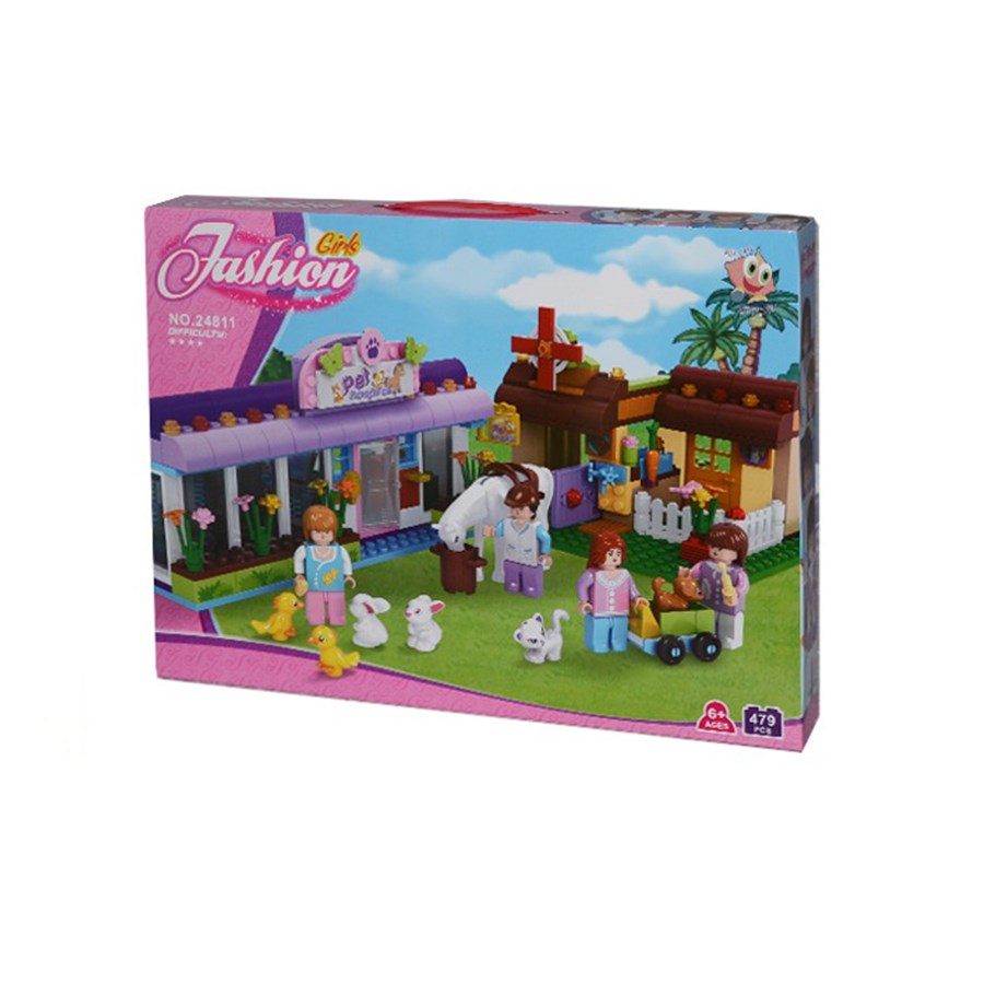 Bricks 467 Parça Petshop Seti 
