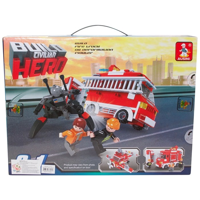 Bricks 402 Parça Hero Set 