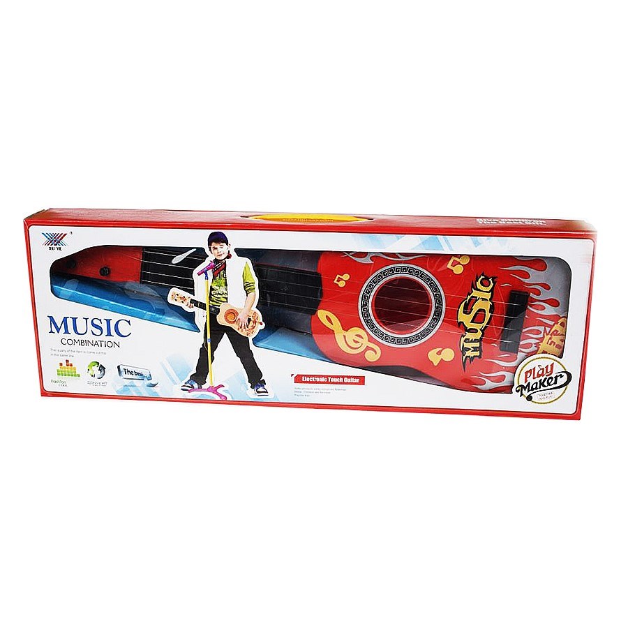 Kutulu Ayaklı Mikrofon Setli Gitar 