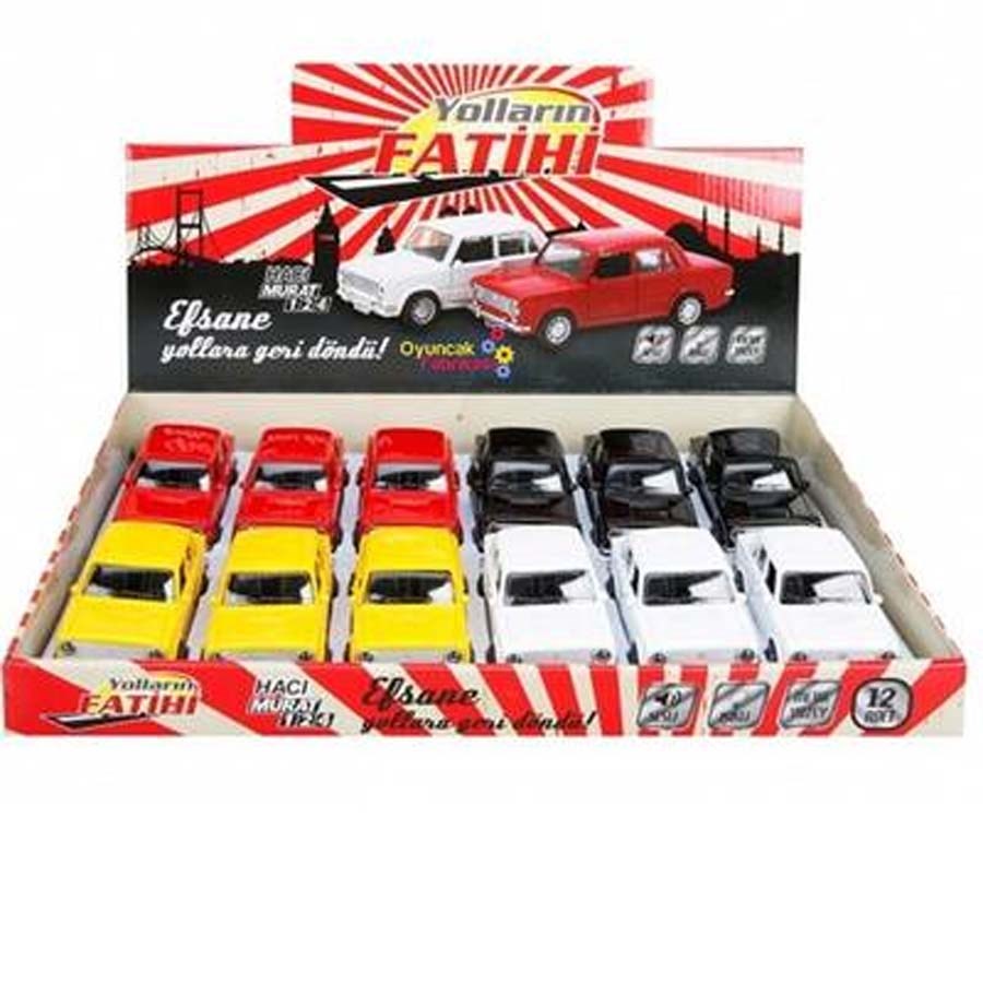 Sesli-Işıklı Metal Çek Bırak Araba Murat 124