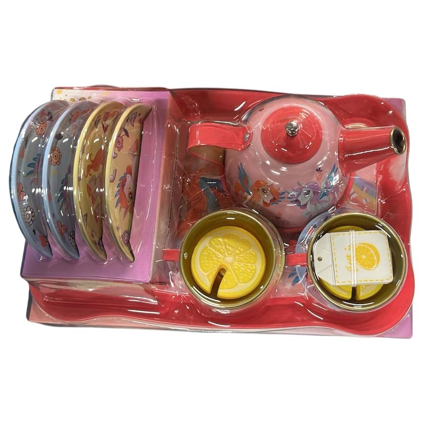 Metal Renkli Çay-Kahve Seti 