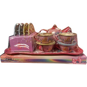 Metal Renkli Çay-Kahve Seti