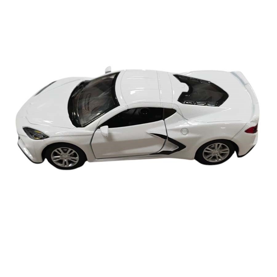 Metal Çekbırak Sesli Işıklı Corvette As Araba 1:36 