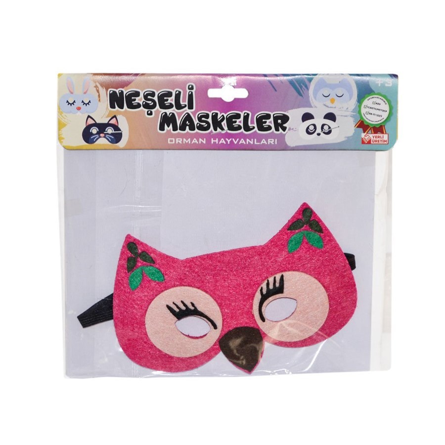 Neşeli Maskeler Orman Hayvanları 