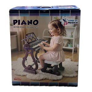 Ayaklı 49 Tuş Piano Org - Mor
