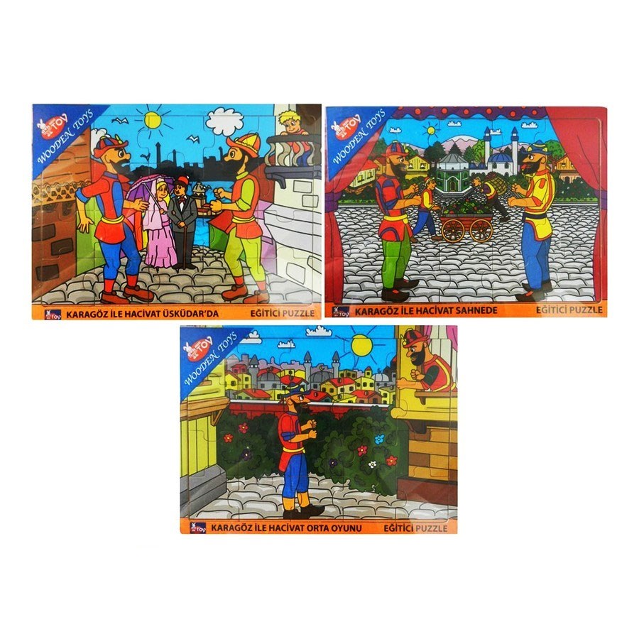 Hacivat Karagöz Puzzle 