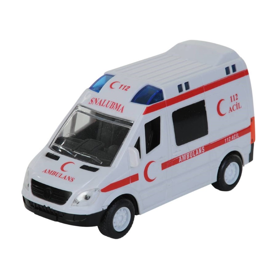 Işıklı Sesli Pilli Ambulans 