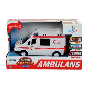 Işıklı Sesli Pilli Ambulans