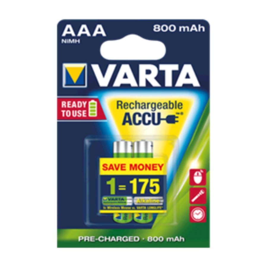 Varta 800 Mah Şarjlı İnce Pil 