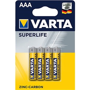 Varta Pil Süperlife 4'lü İnce Pil