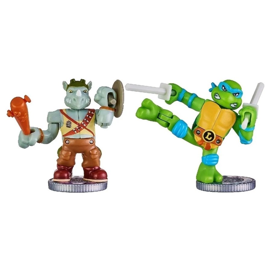 Akedo Tmnt S1 Leonardo ve Rocksteady 