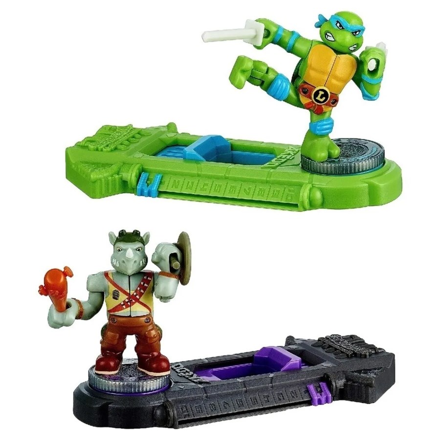 Akedo Tmnt S1 Leonardo ve Rocksteady 