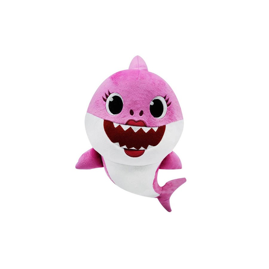 Baby Shark Sesli Peluş 25 cm Pembe