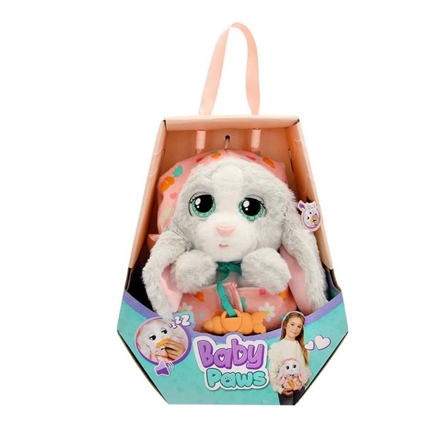 Baby Paws Sesli Tavşan Peluş 20 Cm. 
