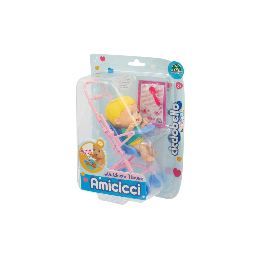 Cicciobello Amicicci ve Bebek Arabası 