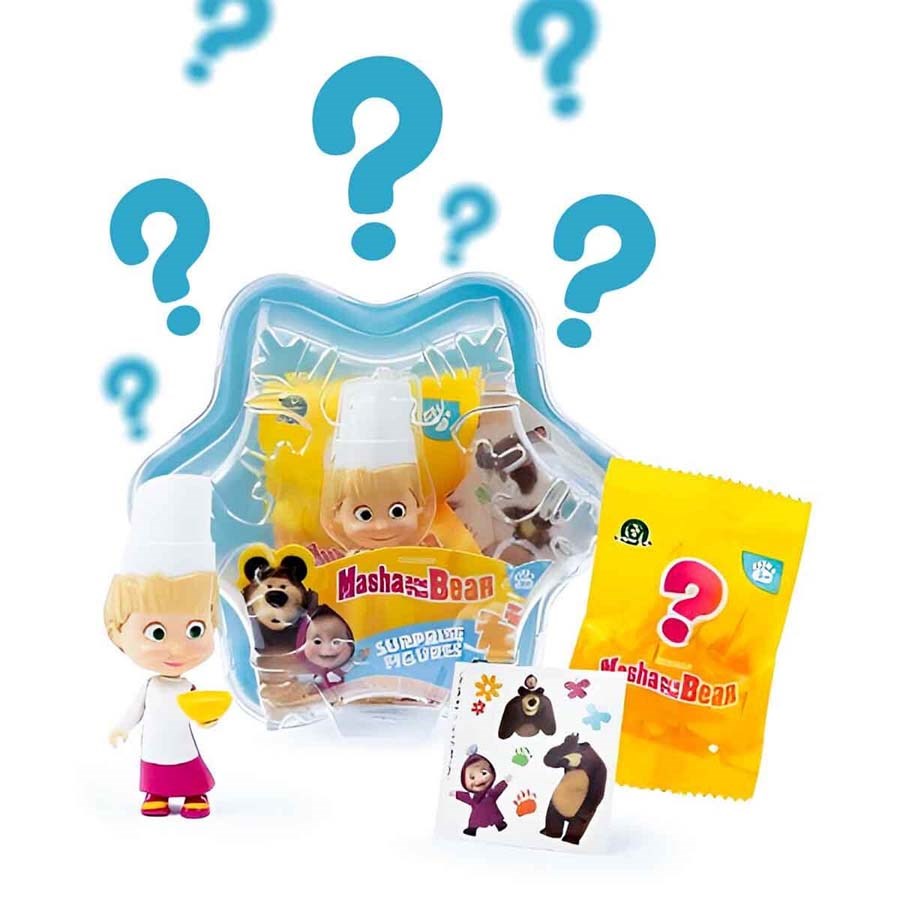 Masha ile Koca Ayı Figürlü Kartanesi Paketi 