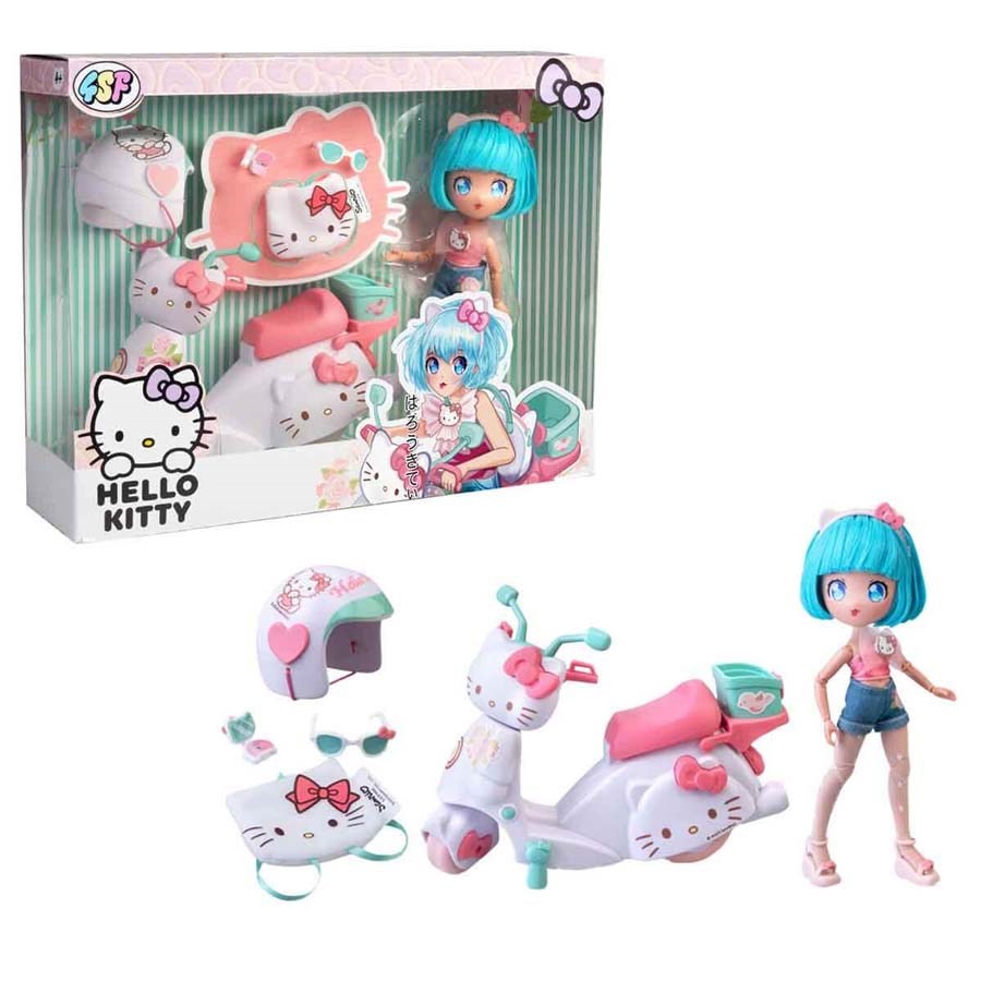 Hello Kitty Manga Bebek Pretty Pink Figür Seti 