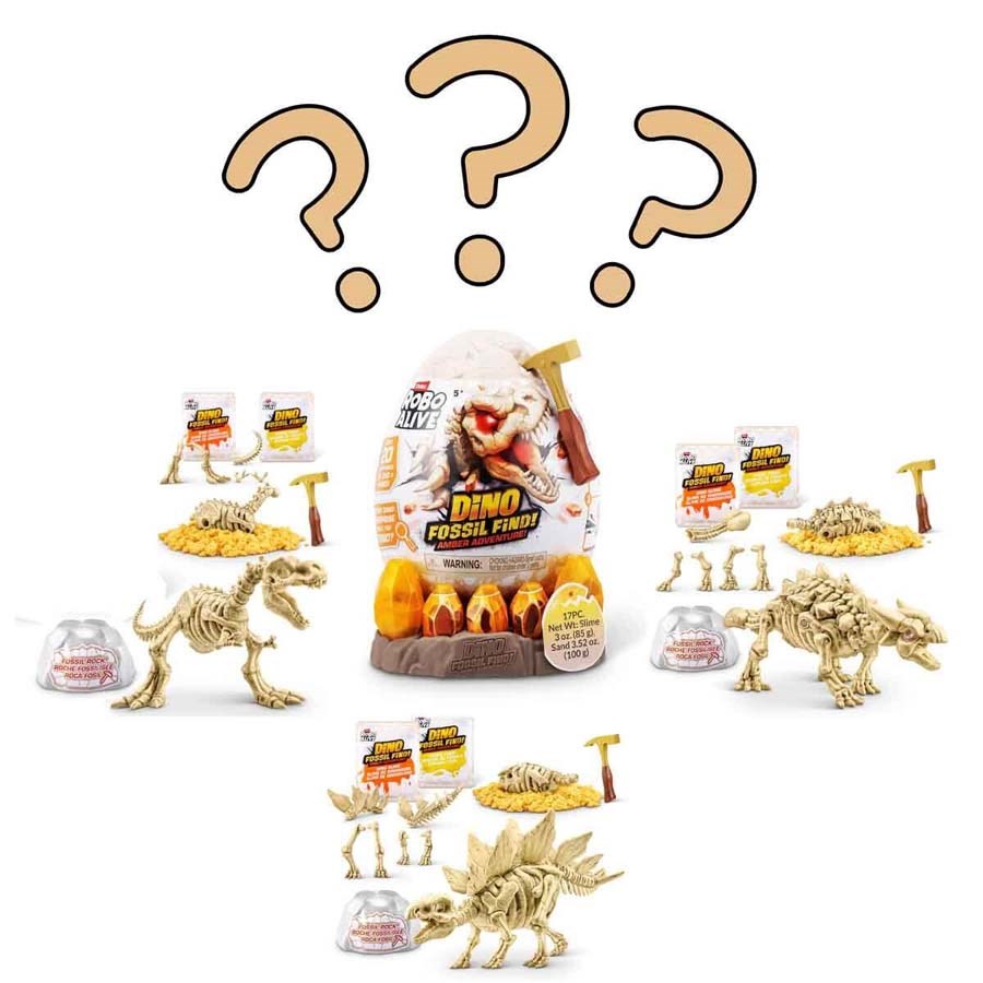 Sesli-Işıklı Robo Alive Büyük Dino Sürpriz Paket 