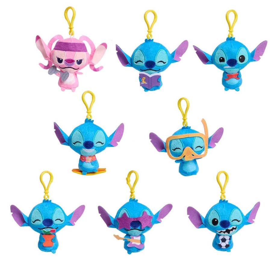 Disney Stitch Klipsli Peluş Anahtarlık Sürpriz Pak 