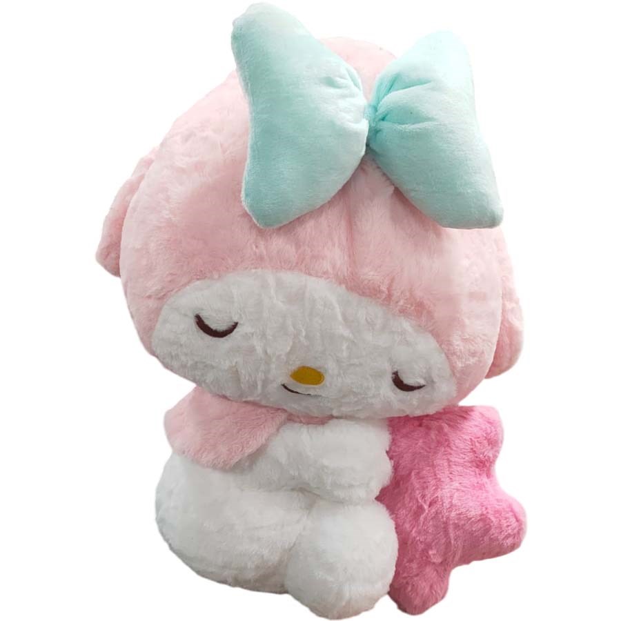 Fiyonlu Tavşan Figürlü Peluş 45 Cm.