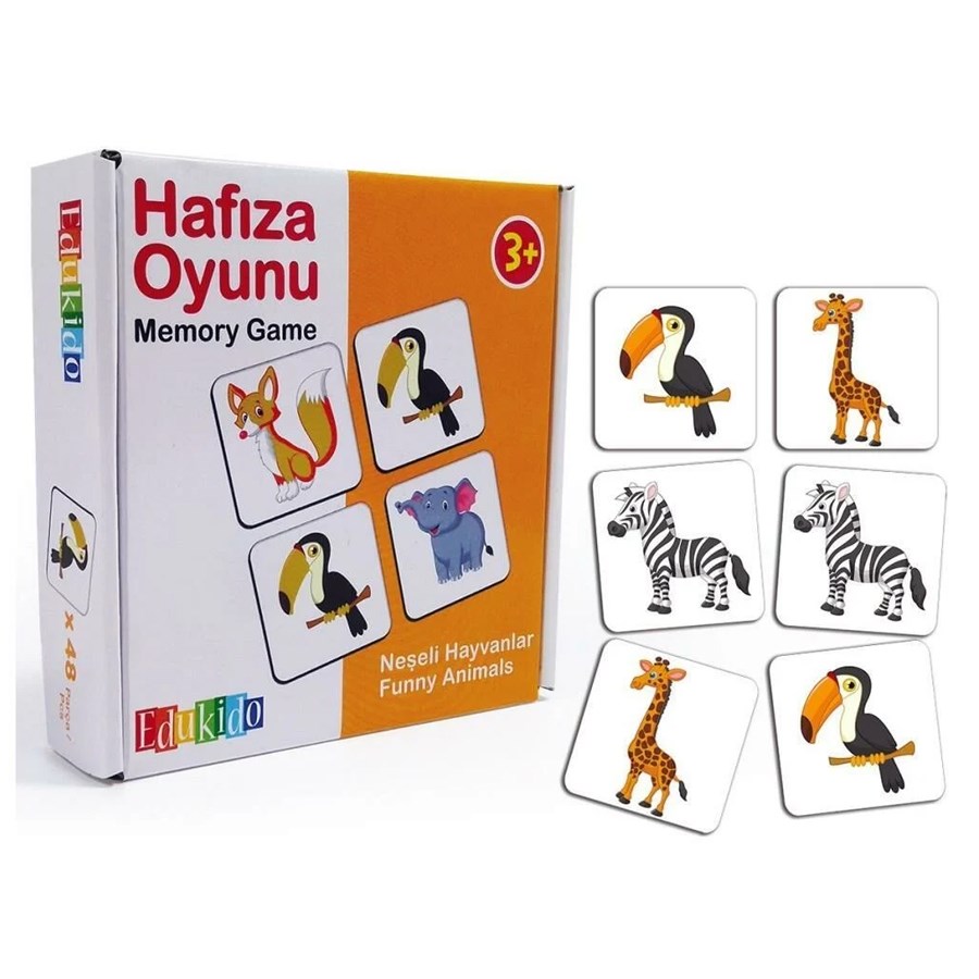 Hafıza Oyunu Neşeli Hayvanlar 