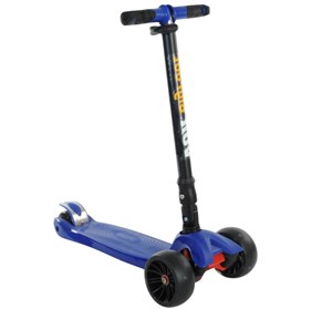 Voit 218C Işıklı Geniş 3 Teker Scooter-Lacivert