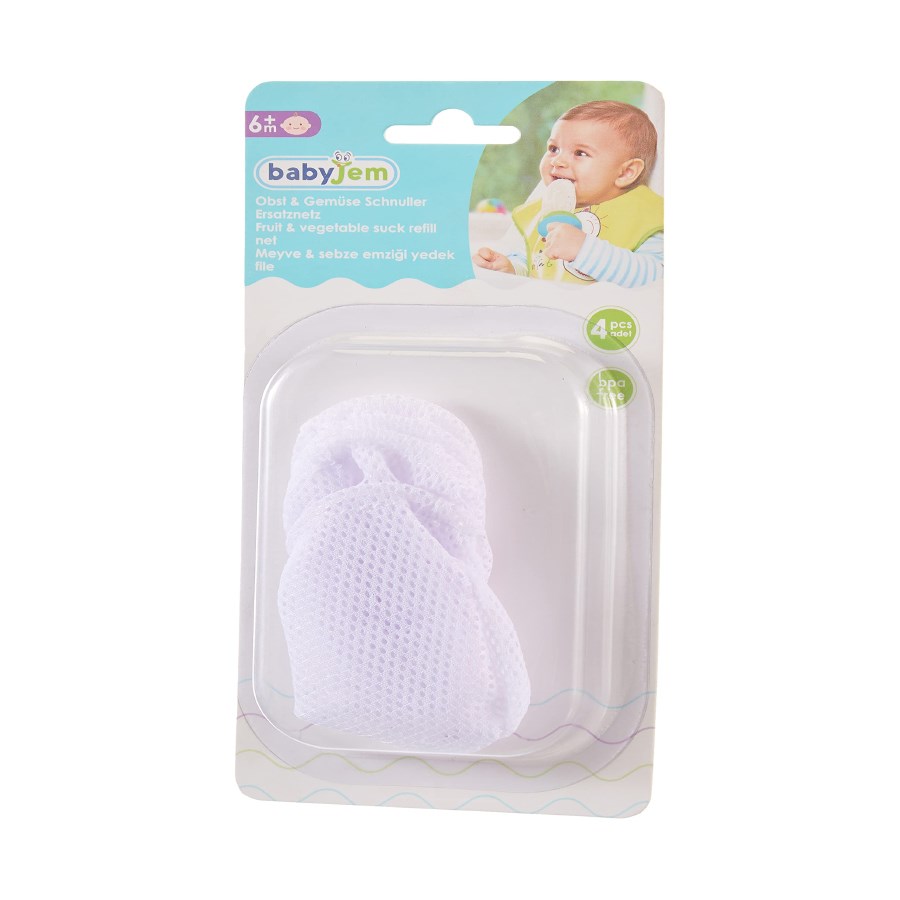 Babyjem Meyve Sebze Emziği Yedek File 4 Adet 