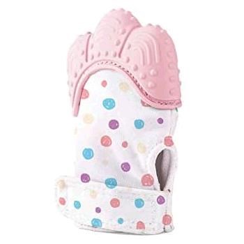 Babyjem Diş Kaşıyıcı Eldiven/Mavi Pembe